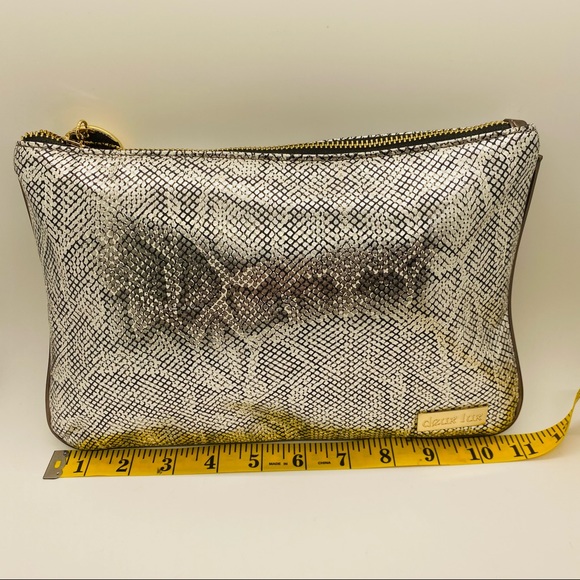 NWT Deux Lux Snakeprint Clutch - Picture 5 of 9